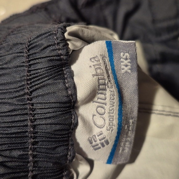 Columbia boys size XXS or 4/5 gray omni-tech waterproof tear away pants, EUC - Picture 9 of 10